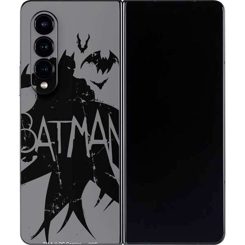 DC Comics Batman Silhouette Art Galaxy Z Fold4 5G Skin